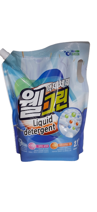 WelGreen Концентрированное жидкое средство для стирки Liquid Laundry Detergent / 2100 мл.