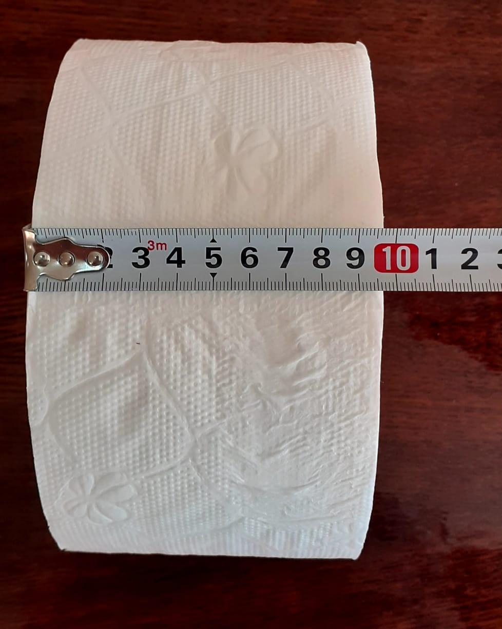 Бумага туалетная Джамбо 2 слоя 100 м (12 рул/упак. целюлоза). Код 0011