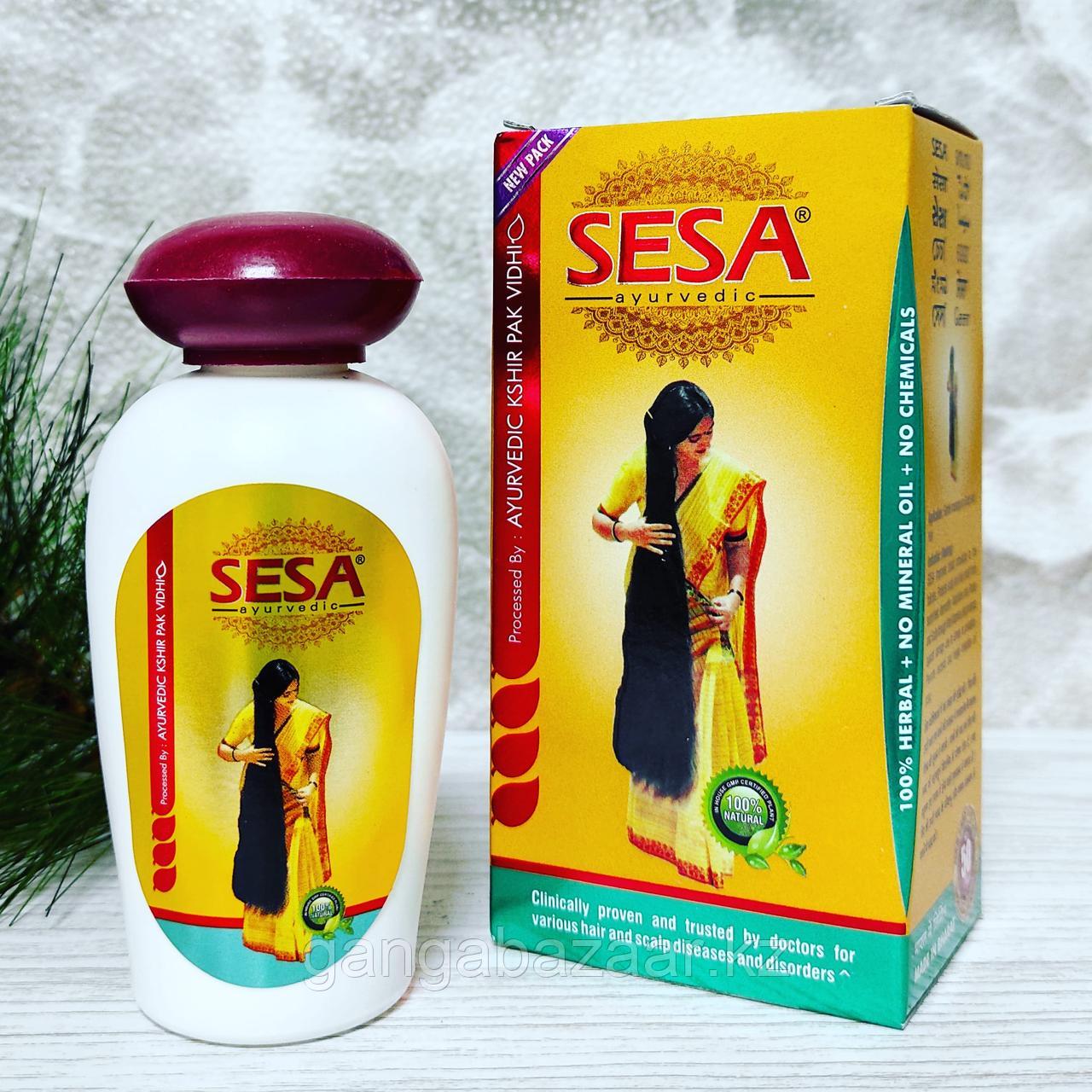 Аюрведическое масло Сеса (Sesa) против выпадения волос, для роста и укрепления волос, 100 мл