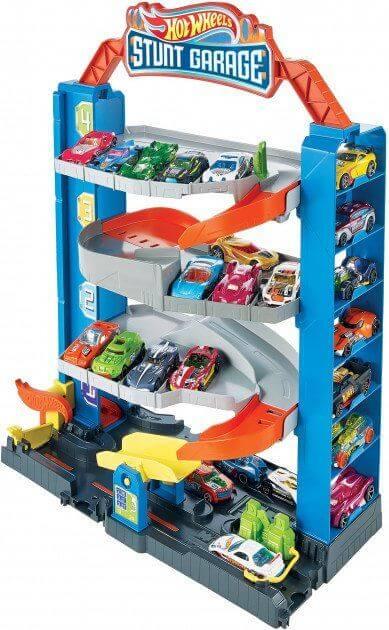 Гараж для машинок Hot Wheels четырехэтажный