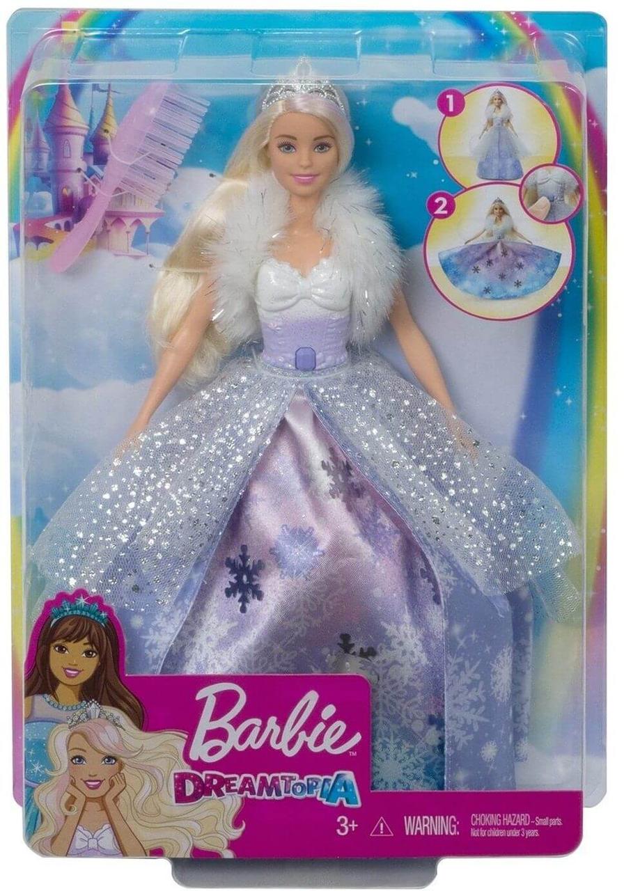 Кукла Barbie Dreamtopia Зимняя принцесса GKH26 - фото 1 - id-p84687501