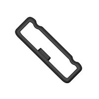 Силиконовая пряжка-кольцо-держатель для ремешка Garmin Fenix 5x (чёрный) 26мм, фото 1