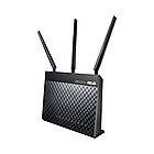 Модем, ASUS, DSL-AC68U, ADSL2+/VDSL2, 2.4/5 ГГц, 1900 Мбит/с, 3х внешние антенны, 1x USB 3.0