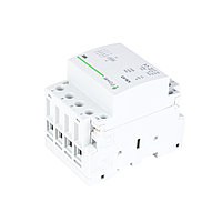Контактор модульный, iPower, КМ-63 4Р 25А, АС 220-240V