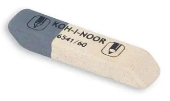 Ластик KOH-I-NOOR "Sunpearl 60" белый/серый
