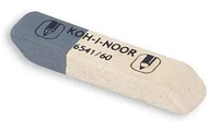 Ластик KOH-I-NOOR "Sunpearl 60" белый/серый