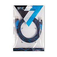 Интерфейсный кабель, HDMI-HDMI, SVC, HR0150LB-P, 30В, Голубой, Пол. пакет, 1.5 м