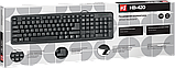 Defender 45420 Проводная клавиатура #1 HB-420 RU, USB, RU,черный. полноразмерная, полноразмерная, фото 2