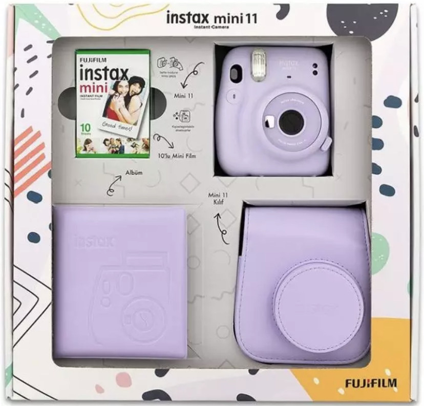 ПОДАРОЧНЫЙ НАБОР Фотоаппарат Fujifilm Instax Mini 11 Lilac Purple (нежная лаванда)