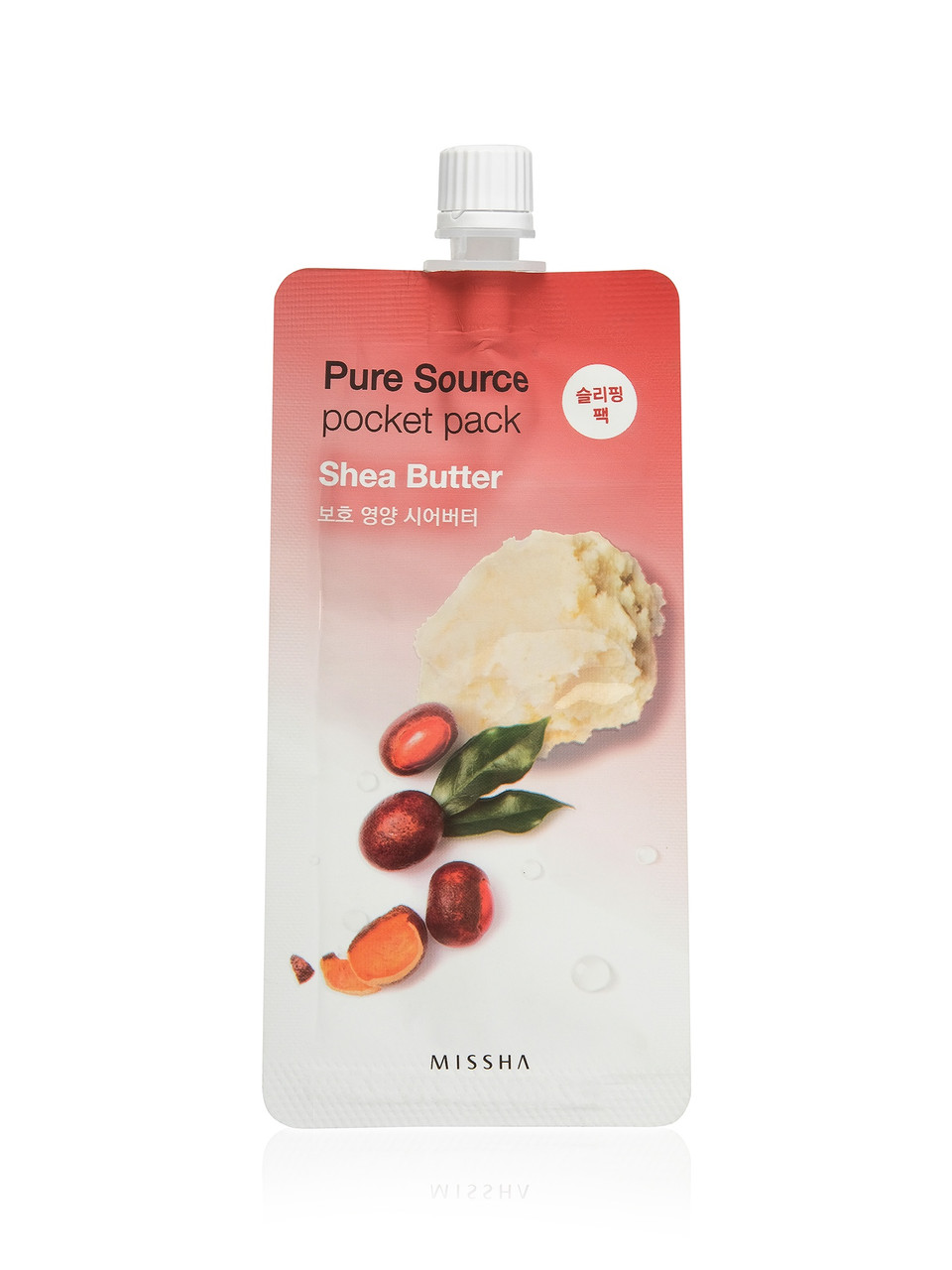Ночная маска для лица Missha Pure Source Pocket Pack Shea Butter 10 ml (Масло Ши)