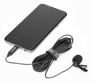 BOYA BY-m3 петличный проводной микрофон на type-CiPad Pro, Mac PC, фото 2