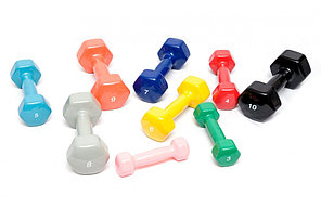 Гантели с виниловом покрытием 5кг+5кг