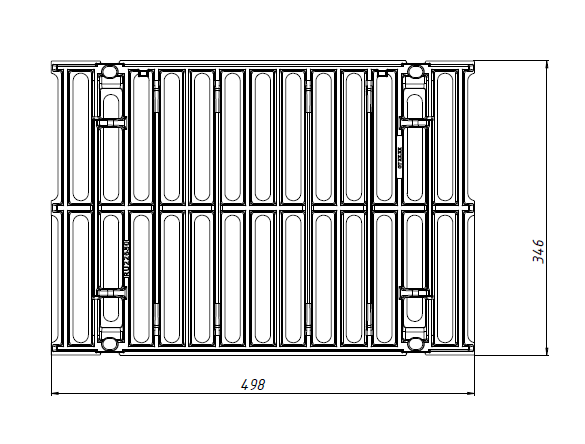 Решётка водоприёмная чугунная щелевая РВЧЩ - RU 22630 - 30 (C250) - 50x34,7x2,5 - 1,8/15 - фото 3 - id-p67393266