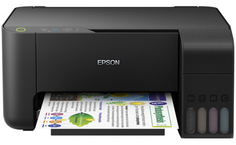 Epson C11CG87405 МФУ струйное цветное L3110 принтер/сканер/копир, 5760x1440dpi, 33стр/мин, USB 2.0, СНПЧ