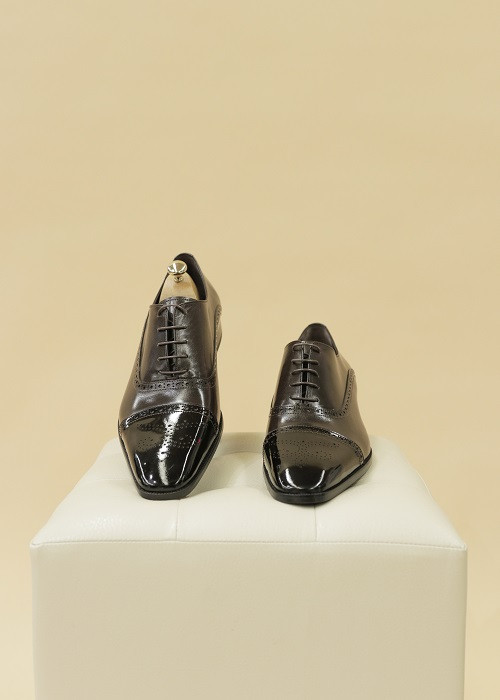 Туфли классические (темно-коричневые) - фото 1