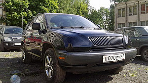 Защита фар Lexus RX-300 1997-03 затемненные (AIRPLEX - Нов.Зеландия)