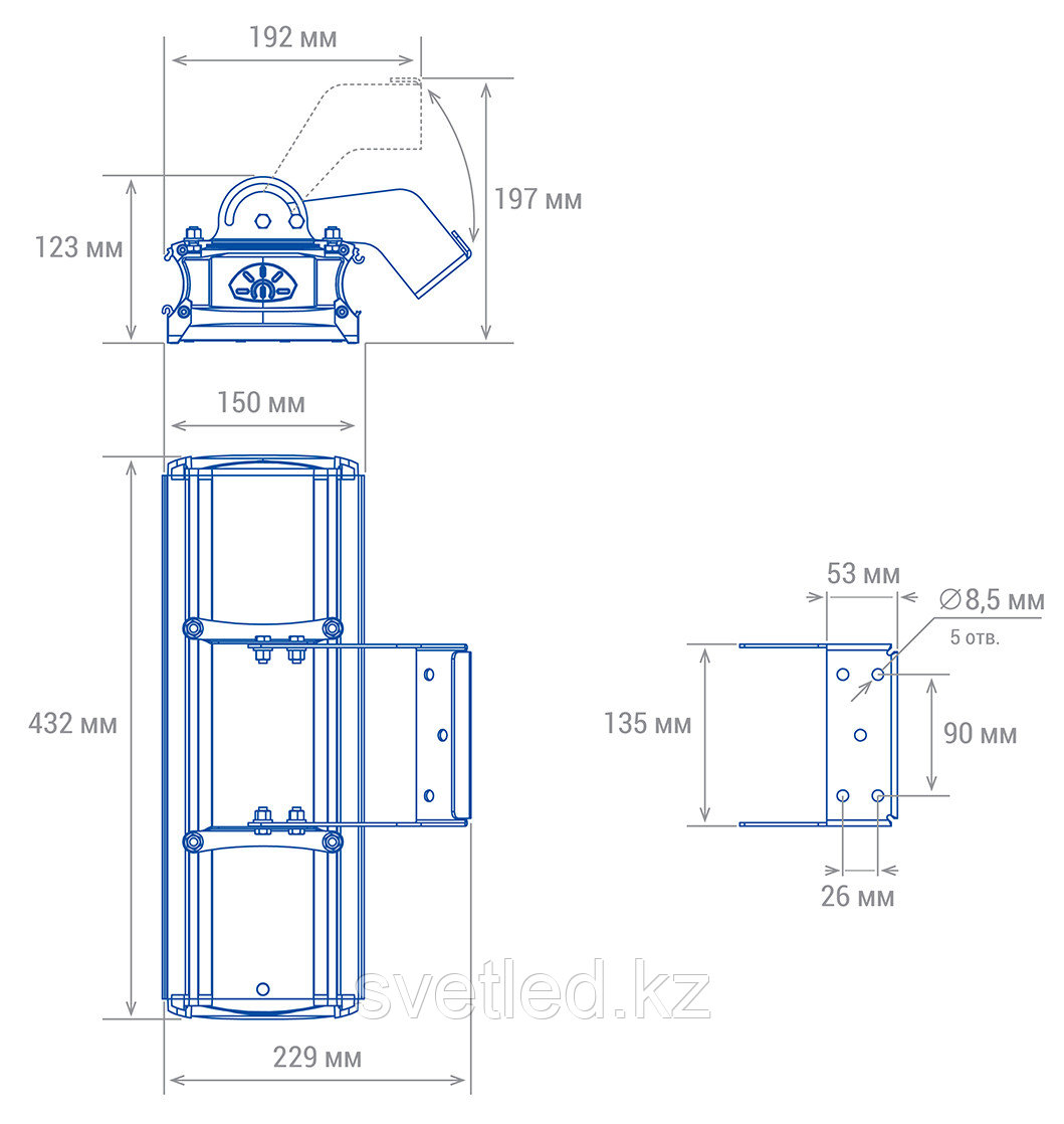 Ландшафтный светильник TL-PROM SM 100 FL Г Red - фото 3 - id-p84739614