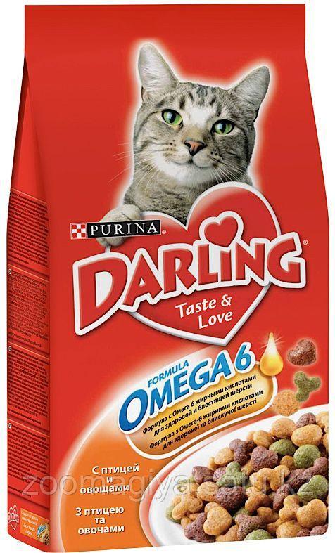 Сухой корм для кошек Purina Darling, птица с овощами, пакет, 2 кг - фото 1 - id-p84756520