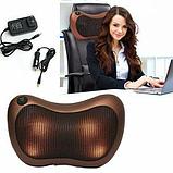 Массажер-подушка с нефритовыми роликами и подогревом CAR & HOME Massage Pillow, фото 3