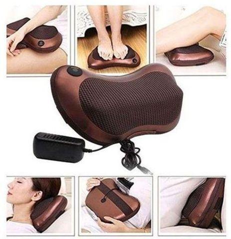 Массажер-подушка с нефритовыми роликами и подогревом CAR & HOME Massage Pillow - фото 2 - id-p84760435