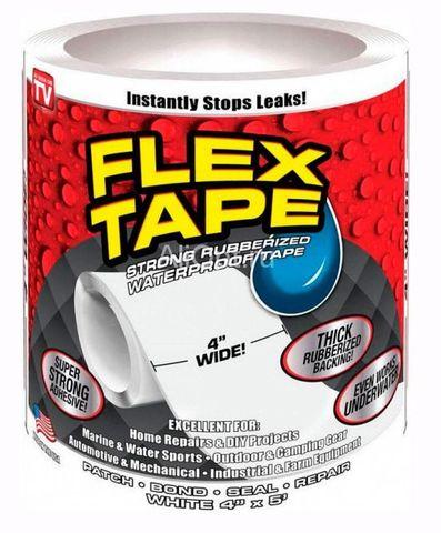 Оқшаулағыш таспа ақ аса күшті FLEX TAPE WHITE термо және суға т зімді (Wide) - фото 7 - id-p84760480