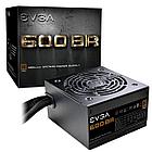 Блок питания ATX 600W EVGA 600 BR, Active PFC, вентилятор 12 см, 80+ BRONZE 100-BR-0600-K2