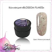 Гель-лак Blossom Flakes №06 (Нежно-розовый) "Serebro collection", 5 мл