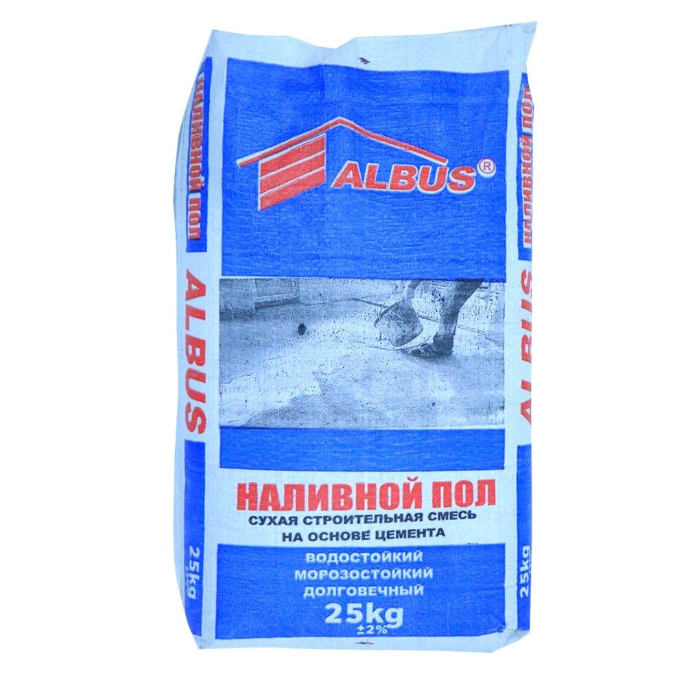 Наливной пол ALBUS 25 кг., фото 1