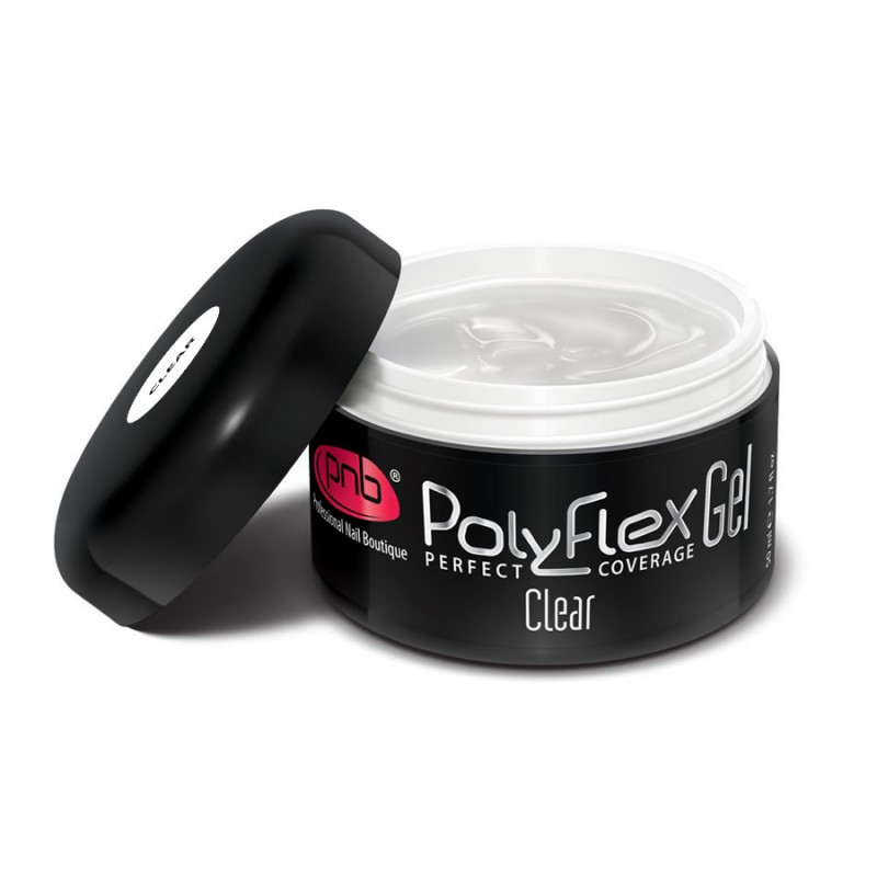 УФ/LED Полифлекс гель прозрачный /UV/LED PolyFlex Gel Clear , 50 мл.