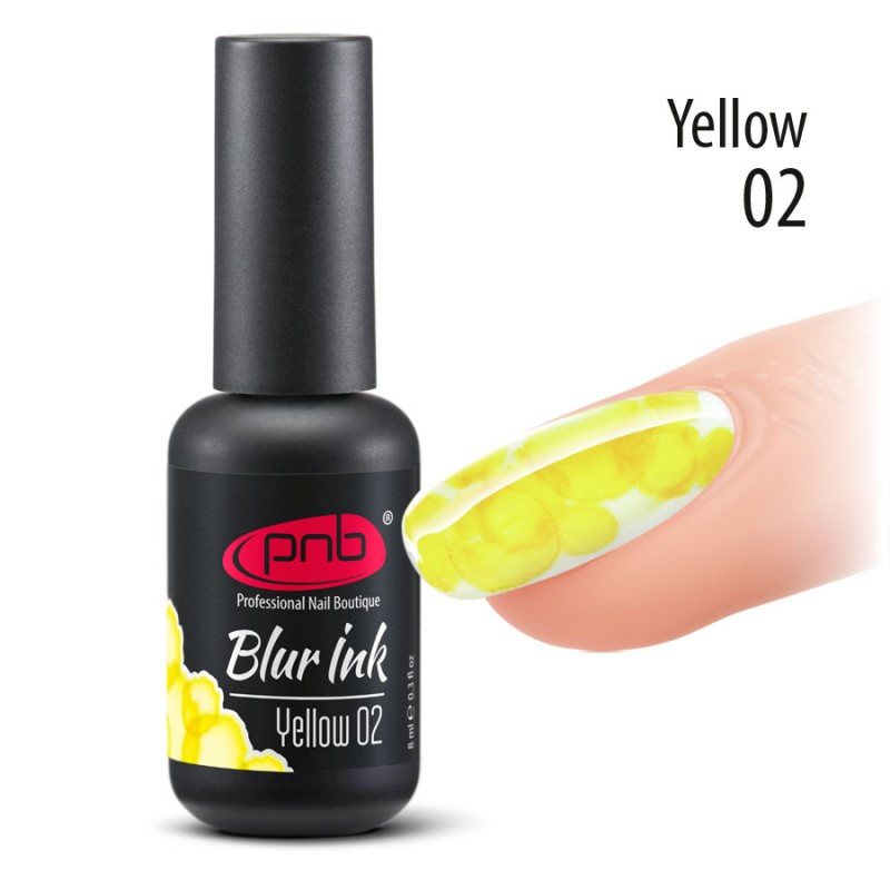 Аква-чернила для дизайна ногтей PNB / Blur ink № 2 "Yellow"