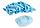 Шапочка-берет (шарлотта) голубая пл.10, фото 2