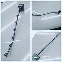 Кронштейн на оборудование, овальную и квадратную трубу, бельевой, средний, 7 шариков