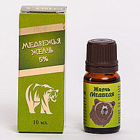 МЕДВЕЖЬЯ ЖЕЛЧЬ 5%, 10 мл.