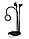 Кольцевая лампа с настольной подставкой, держателем для микрофона и держателем для телефона (Black), фото 2