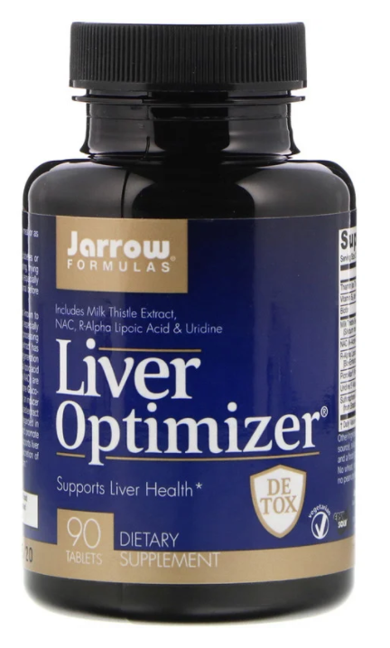 Jarrow Formulas, Для оптимального здоровья печени, 90 таблеток