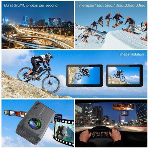 Action-камера с оптическим стабилизатором изображения DBPOWER EX7000 PRO 4K с touch-screen - фото 2 - id-p84815901
