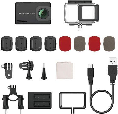 Action-камера с оптическим стабилизатором изображения DBPOWER EX7000 PRO 4K с touch-screen - фото 9 - id-p84815901