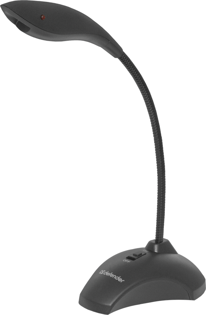 Микрофон компьютерный Defender MIC-115 (Black, кабель 1,7 м)