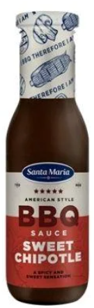 Santa Maria соус Барбекю с перцем Чипотле, 355 гр.