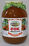 Сок абрикосовый Agros BT, 2,0 л.