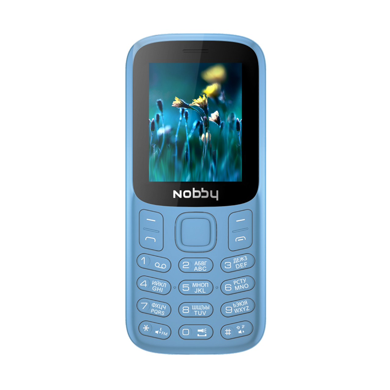 Мобильный телефон Nobby 120 светло-синий, фото 1