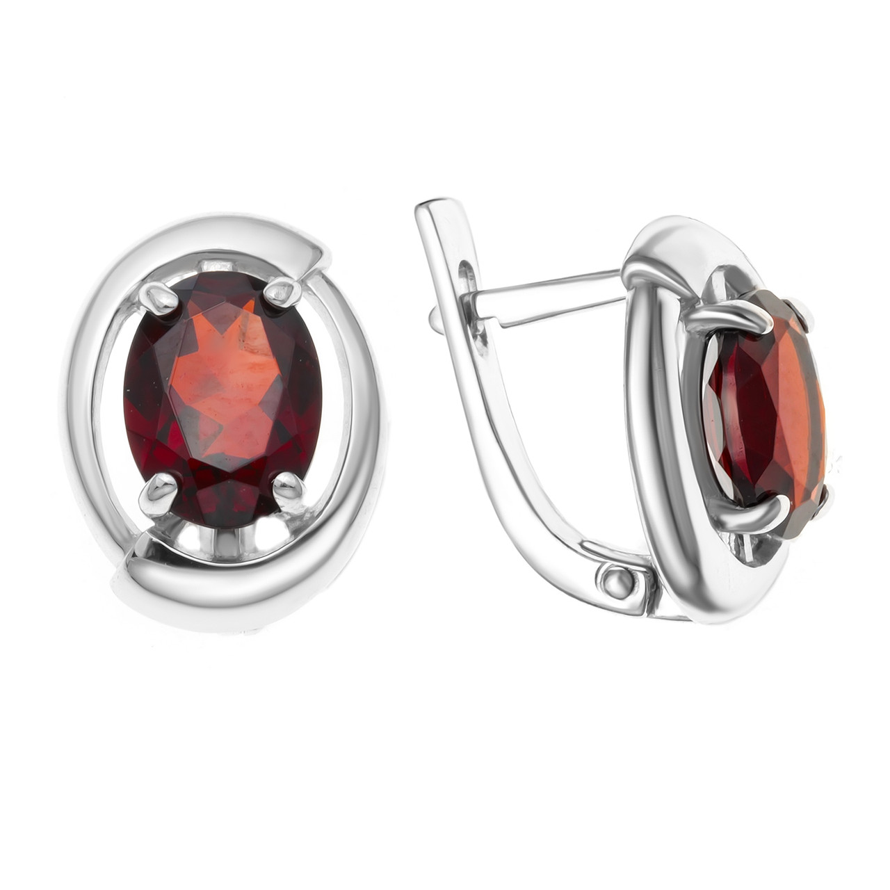Серьги TEOSA серебро с родием 2000-0196-GR
