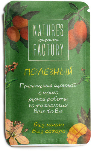 Гречишный шоколад с манго Nature's Own Factory