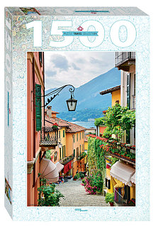 Мозаика "puzzle" 1500 "Италия. Вид на озеро Комо"