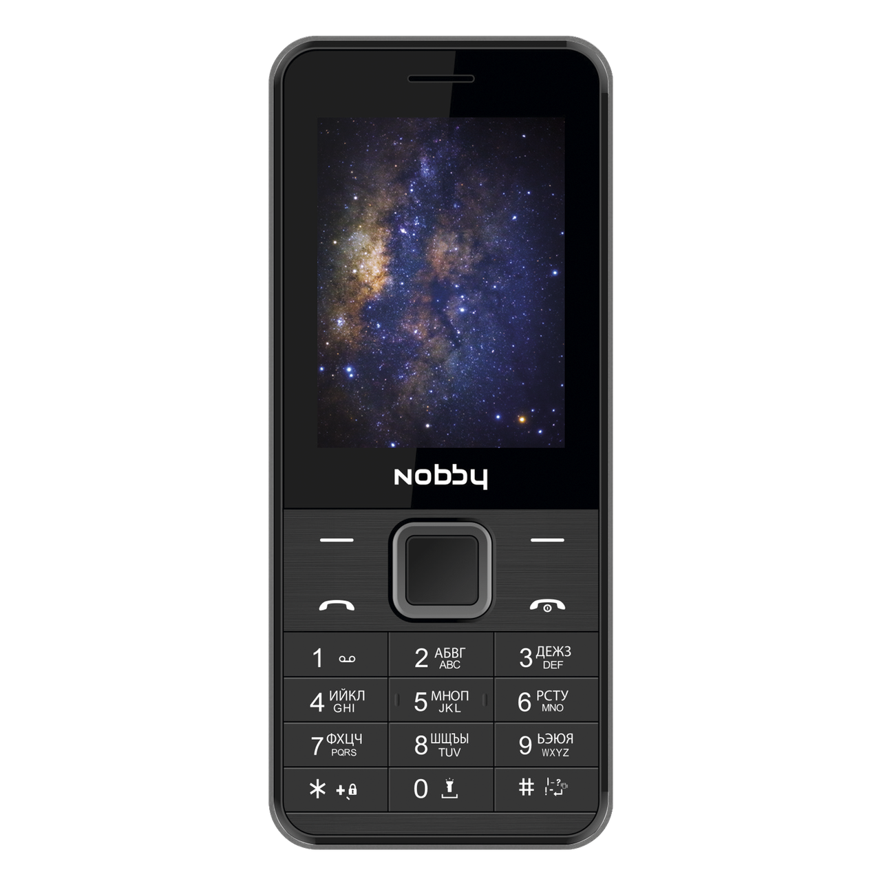Мобильный телефон Nobby 200 черно-серый
