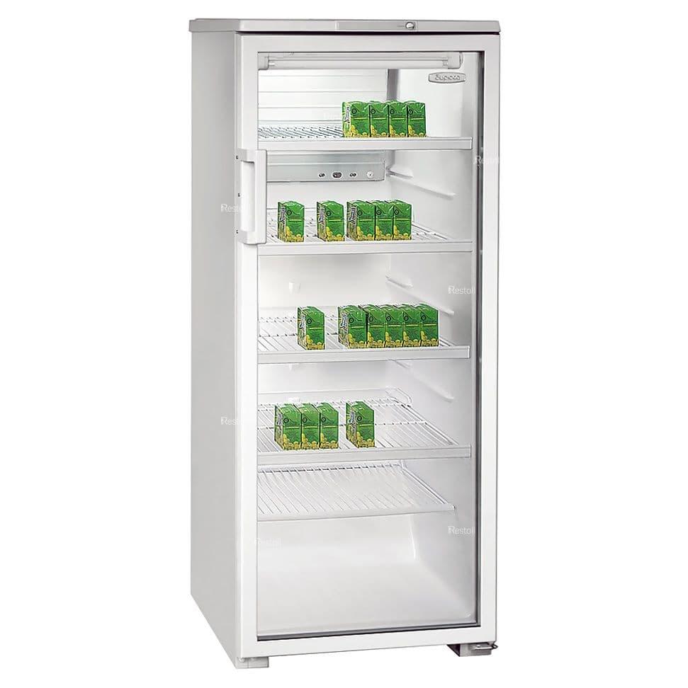Шкаф холодильный Бирюса 290 со стеклянной дверью