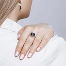 Кольцо из серебра с кристаллом SOKOLOV покрыто  родием 94012056 размеры - 17 17,5 18 18,5 19 19,5, фото 4