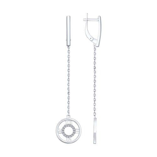 Серьги из серебра SOKOLOV 94023089
