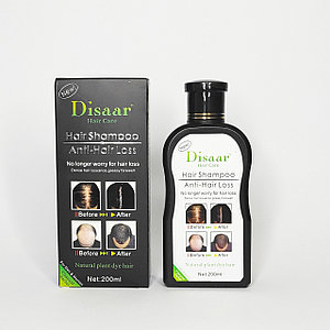 DISAAR шаш түсуіне қарсы сусабыны 200 мл. қара