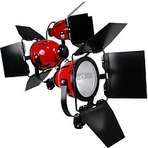 Комплект Red Head 2400W с 3-мя галогенными источниками света на стойках, фото 3